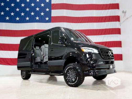 Jet Black 2025 Mercedes-Benz Sprinter 2500 Standard Roof