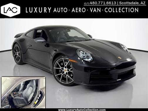 Jet Black Metallic 2025 Porsche 911 Carrera T