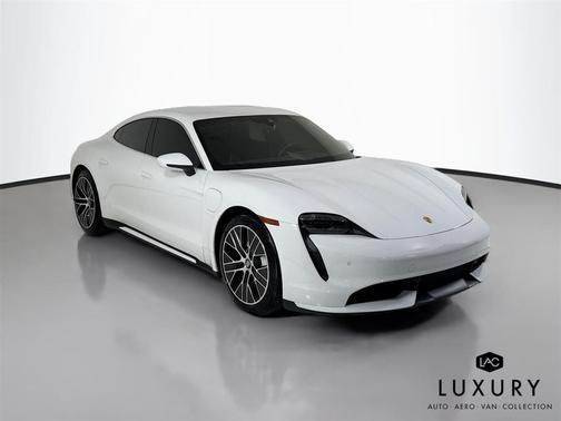 White 2023 Porsche Taycan Turbo
