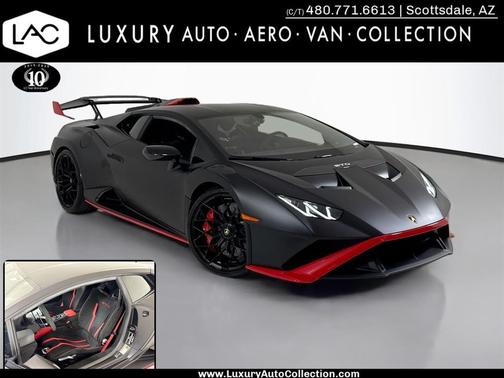 Nero Noctis Metallic 2022 Lamborghini Huracan STO Coupe