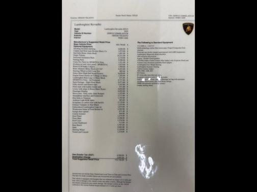 2025 Lamborghini Revuelto Original MSRP 776K * Custom Wheels