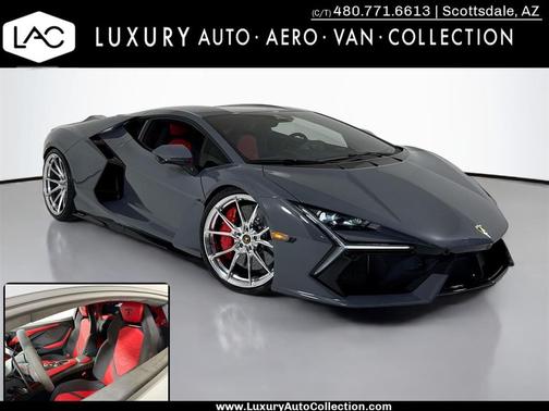 Grigio Telesto Metallic 2025 Lamborghini Revuelto Original MSRP 776K * Custom Wheels
