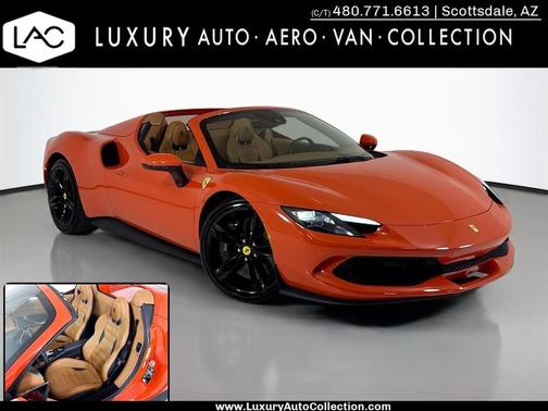 Rosso Dino 2024 Ferrari 296 GTS CONVERTIBLE