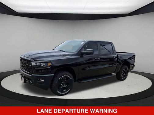 Diamond Black Crystal Pearlcoat 2026 RAM 1500 Warlock Crew Cab 4x4 5'7' Box