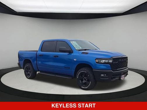 Hydro Blue Pearlcoat 2026 RAM 1500 Warlock Crew Cab 4x4 5'7' Box