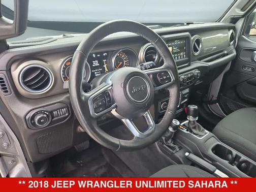 Billet Silver Metallic Clearcoat 2018 Jeep Wrangler Unlimited Sahara