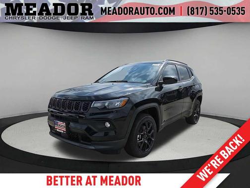 Diamond Black Crystal Pearlcoat 2026 Jeep Compass Latitude
