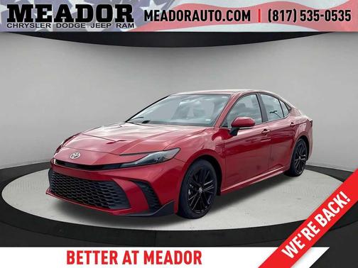 Supersonic Red 2025 Toyota Camry SE