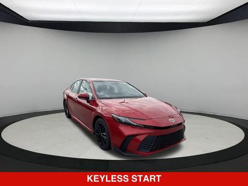 Supersonic Red 2025 Toyota Camry SE