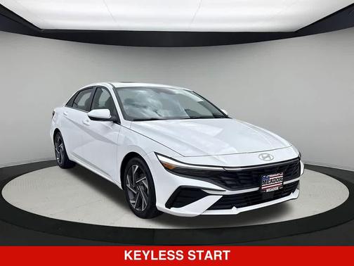 Serenity White 2025 Hyundai ELANTRA SEL