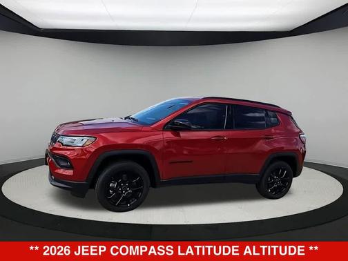 Red Hot Pearlcoat 2026 Jeep Compass Latitude