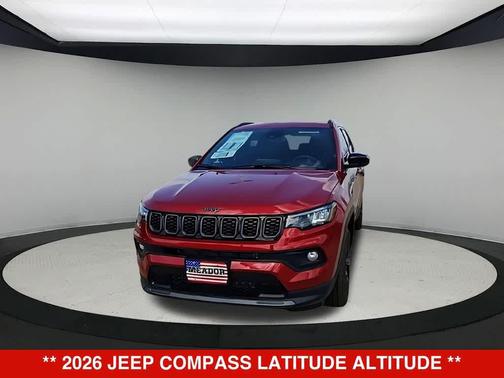 Red Hot Pearlcoat 2026 Jeep Compass Latitude