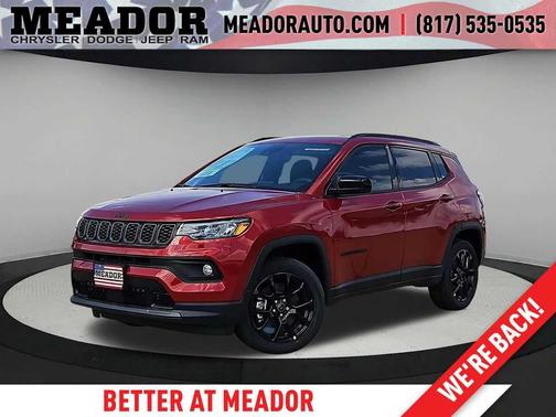 Red Hot Pearlcoat 2026 Jeep Compass Latitude