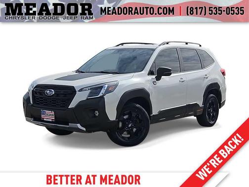 Crystal White Pearl 2023 Subaru Forester Wilderness