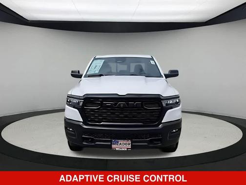 Bright White Clearcoat 2026 RAM 1500 Warlock Crew Cab 4x4 5'7' Box