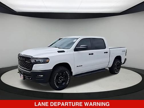 Bright White Clearcoat 2026 RAM 1500 Warlock Crew Cab 4x4 5'7' Box