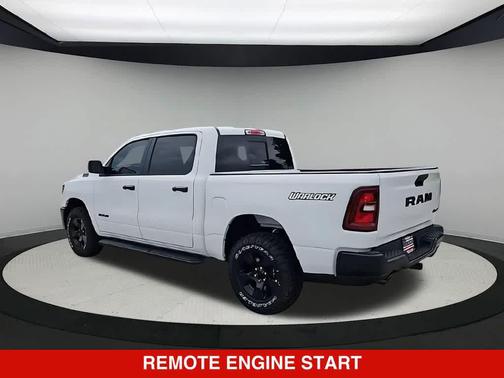 Bright White Clearcoat 2026 RAM 1500 Warlock Crew Cab 4x4 5'7' Box