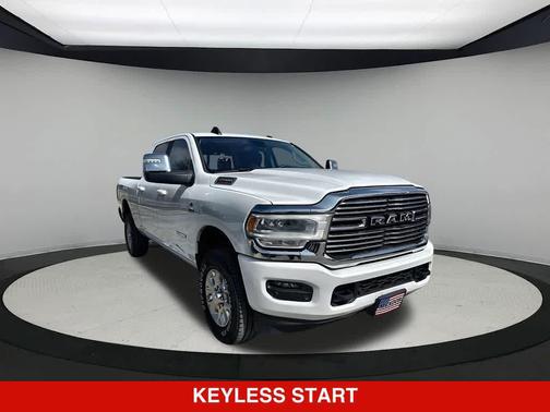 Bright White Clearcoat 2024 RAM 2500 Laramie Crew Cab 4x4 6'4' Box
