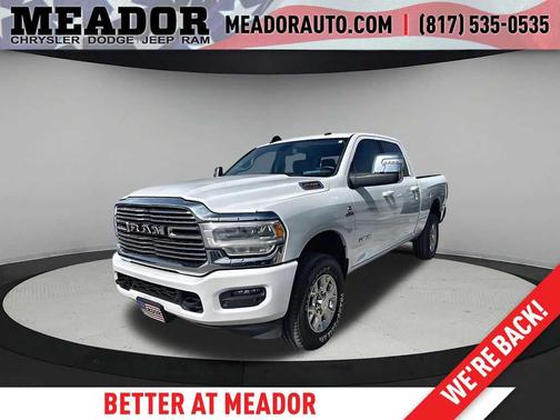 Bright White Clearcoat 2024 RAM 2500 Laramie Crew Cab 4x4 6'4' Box