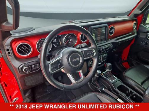 Firecracker Red Clearcoat 2018 Jeep Wrangler Unlimited Rubicon