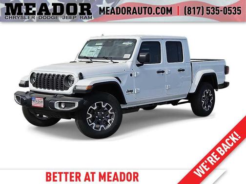 Bright White Clearcoat 2026 Jeep Gladiator Sahara 4x4