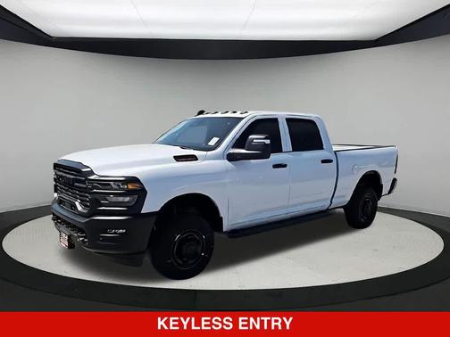 Bright White Clearcoat 2026 RAM 2500 Tradesman Crew Cab 4x4 6'4' Box