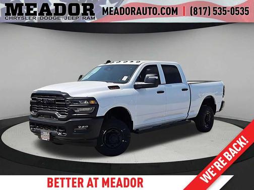 Bright White Clearcoat 2026 RAM 2500 Tradesman Crew Cab 4x4 6'4' Box