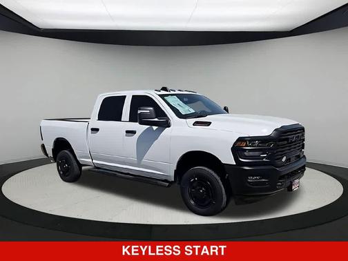 Bright White Clearcoat 2026 RAM 2500 Tradesman Crew Cab 4x4 6'4' Box