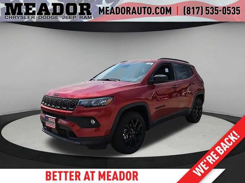 Red Hot Pearlcoat 2026 Jeep Compass Latitude