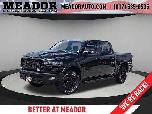 Diamond Black Crystal Pearlcoat 2026 RAM 1500 Rebel