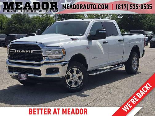 Bright White Clearcoat 2024 RAM 2500 Big Horn Crew Cab 4x4 6'4' Box