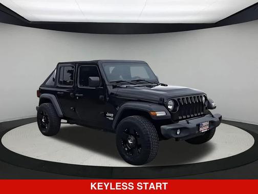 Black Clearcoat 2018 Jeep Wrangler Unlimited Sport