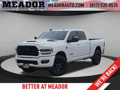 Bright White Clearcoat 2024 RAM 2500 Laramie Crew Cab 4x4 6'4' Box