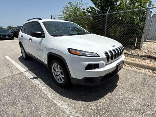 Bright White Clearcoat 2016 Jeep Cherokee Sport