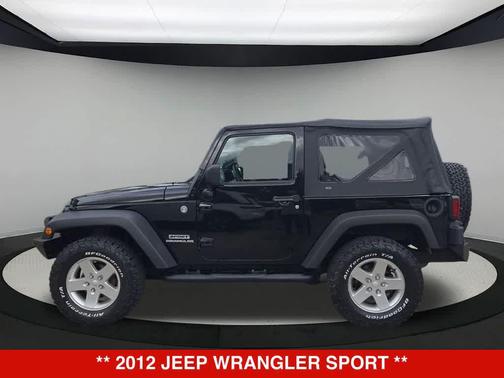 Black Clearcoat 2012 Jeep Wrangler Sport