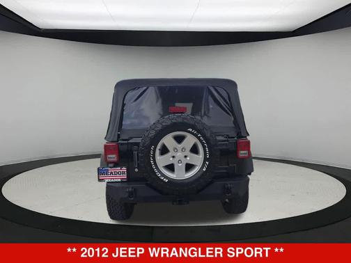 Black Clearcoat 2012 Jeep Wrangler Sport