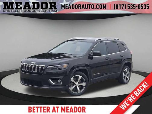 Diamond Black Crystal Pearlcoat 2020 Jeep Cherokee Limited