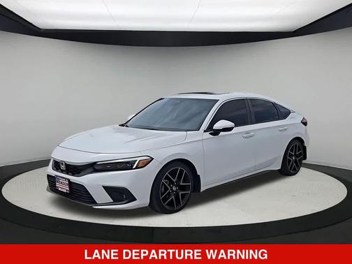 Platinum White Pearl 2024 Honda Civic Sport Touring