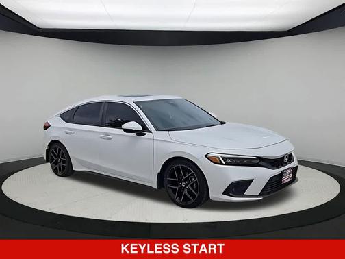 Platinum White Pearl 2024 Honda Civic Sport Touring