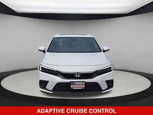 Platinum White Pearl 2024 Honda Civic Sport Touring