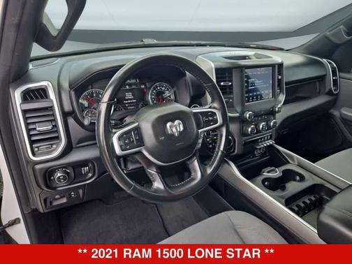 Bright White Clearcoat 2021 RAM 1500 Lone Star