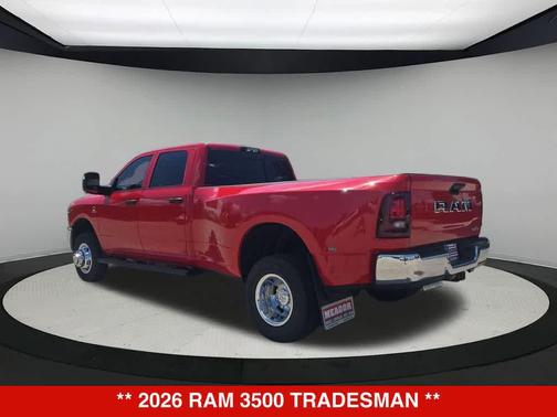 Flame Red Clearcoat 2026 RAM 3500 Tradesman Crew Cab 4x4 8' Box