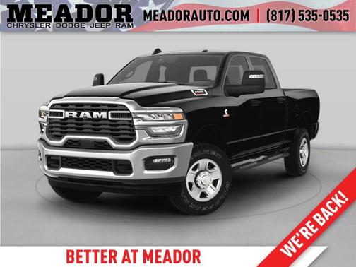 Bright White Clearcoat 2025 RAM 2500 Lone Star 4x4 Crew Cab 64 Box