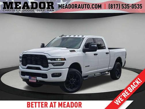 Bright White Clearcoat 2025 RAM 2500 Lone Star Crew Cab 4x4 6'4' Box