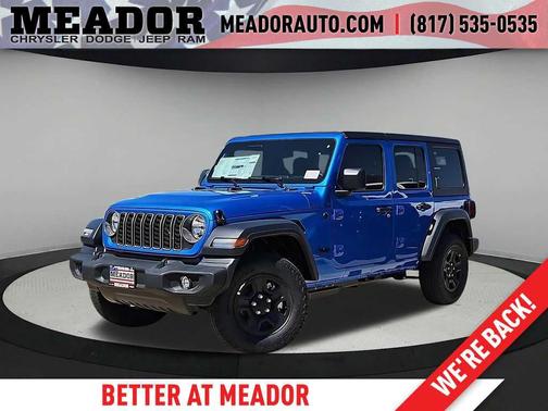 Hydro Blue Pearlcoat 2026 Jeep Wrangler Sport