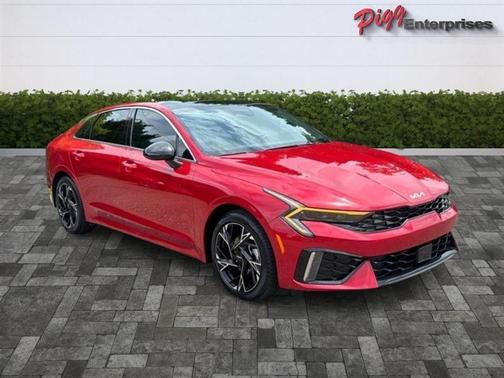 Red 2025 Kia K5 GT-Line