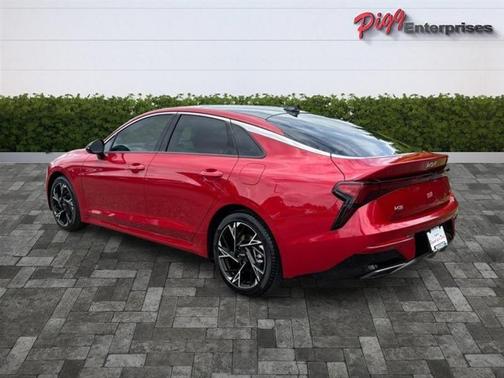 Red 2025 Kia K5 GT-Line