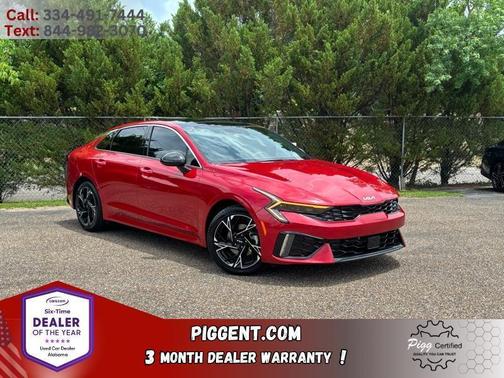 Red 2025 Kia K5 GT-Line