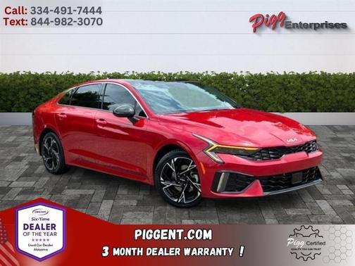 Red 2025 Kia K5 GT-Line