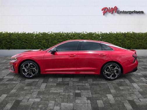 Red 2025 Kia K5 GT-Line